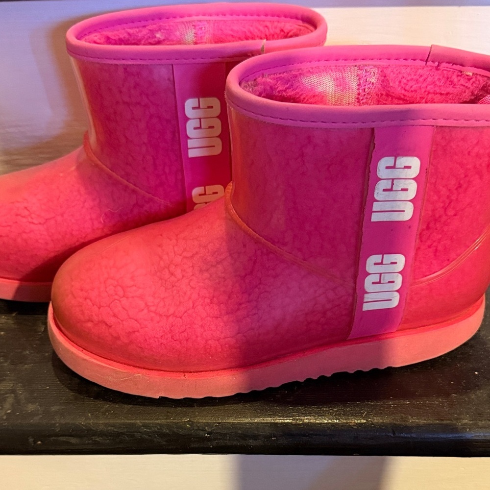 UGG Vibrant Pink Ankle Boots